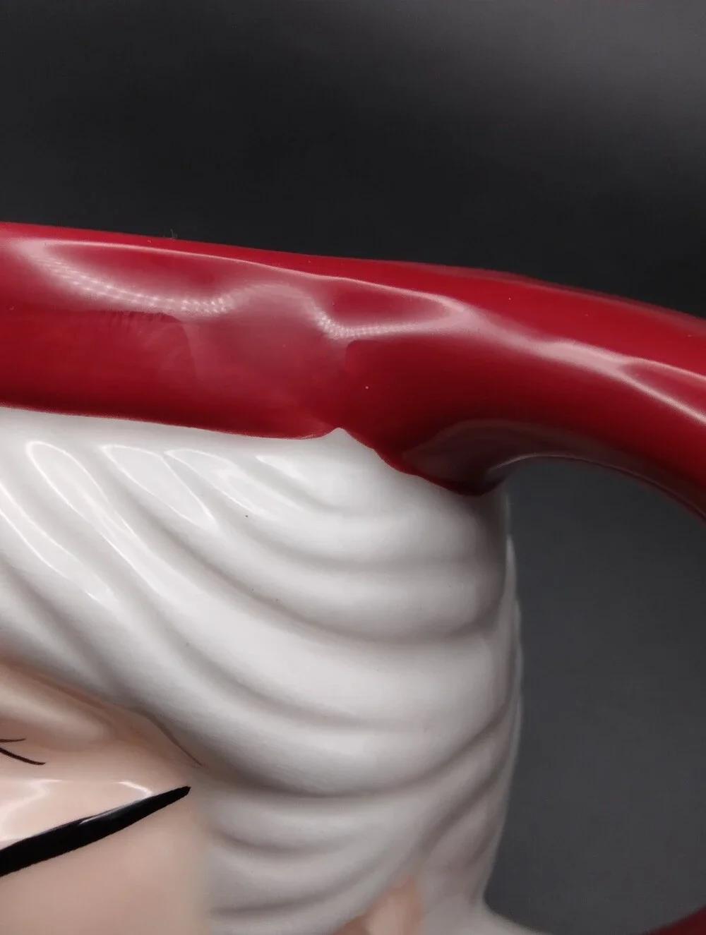 Vintage Pottery Barn Figural Mrs. Claus Mug, Ceramic READ